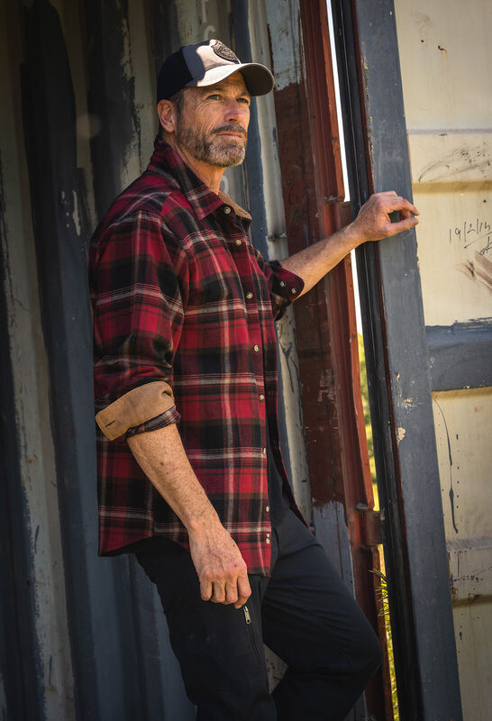 Men's Buck Camp Flannel Shirt image number 2