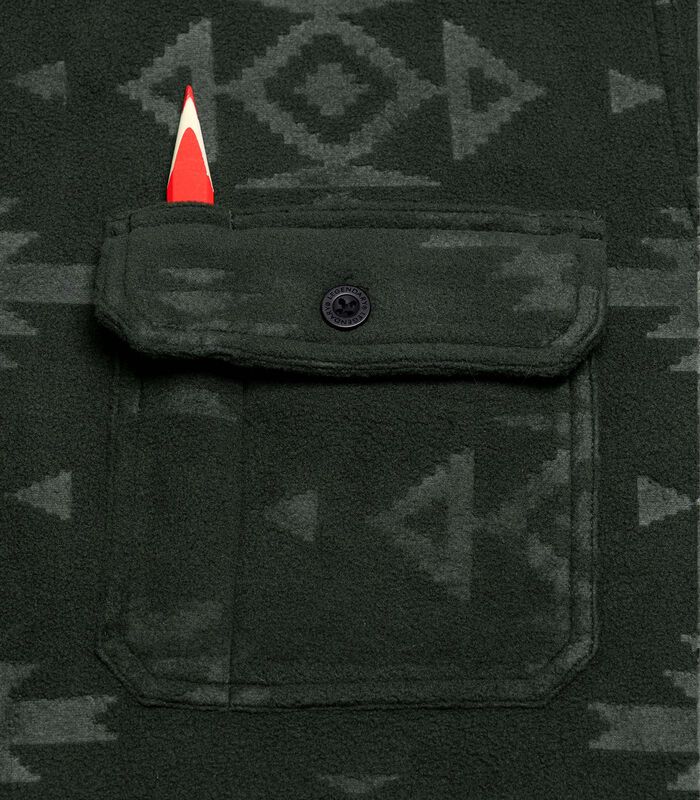 Men's Heavyweight Navigator Fleece Shirt image number 3