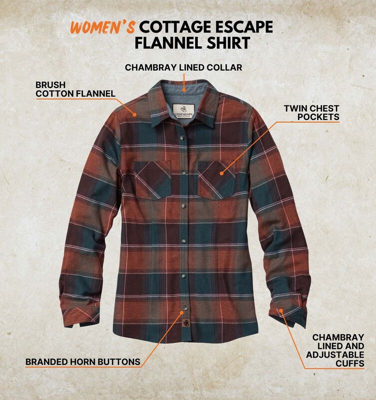 Women's Cottage Escape Flannel Shirt image number 2