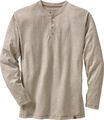 Men's Maverick Slub Henley Long Sleeve Shirt