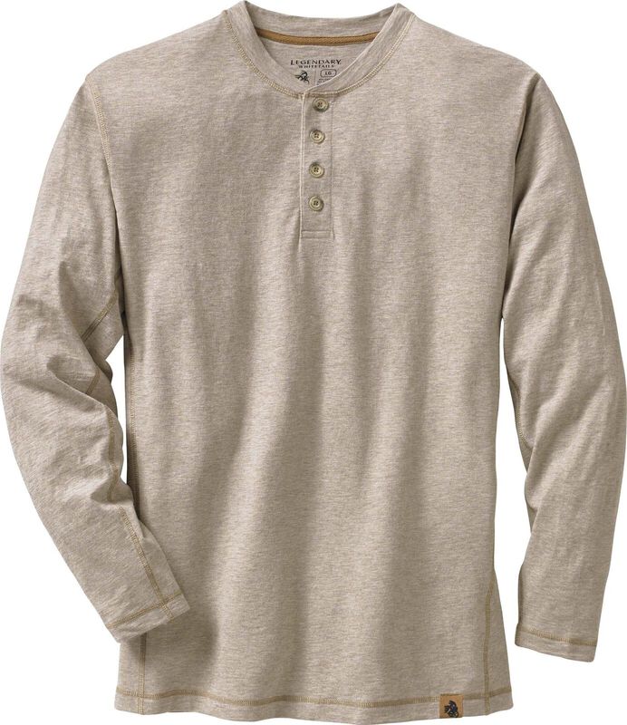 Men's Maverick Slub Henley Long Sleeve Shirt image number 0