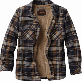 Men's Buck Commander Deerfield Flannel Berber Lined Shirt Jacket