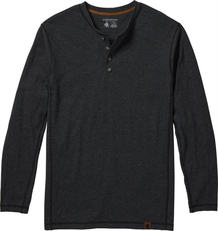 Men's Maverick Slub Henley Long Sleeve Shirt image number 0
