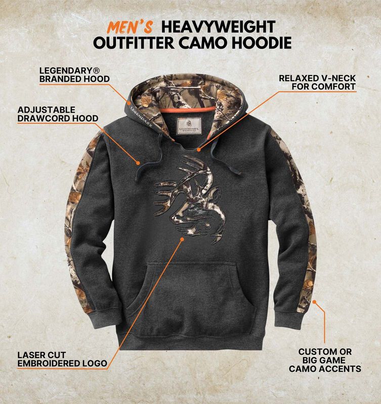 Men's Heavyweight Outfitter Camo Hoodie image number 2