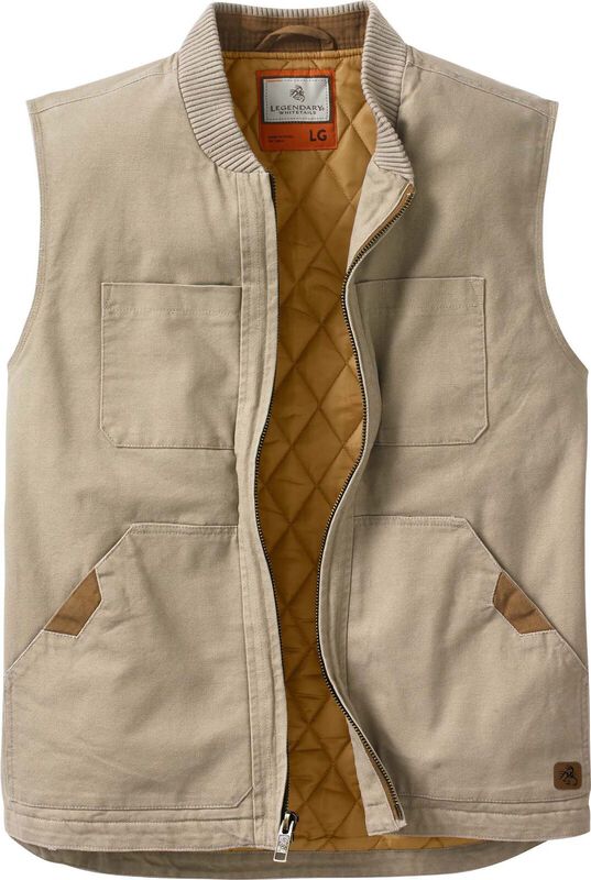 Men's Canvas Cross Trail Workwear Vest image number 0