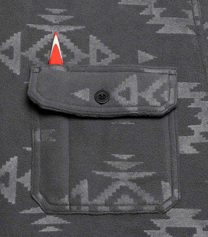 Men's Heavyweight Navigator Fleece Shirt image number 3