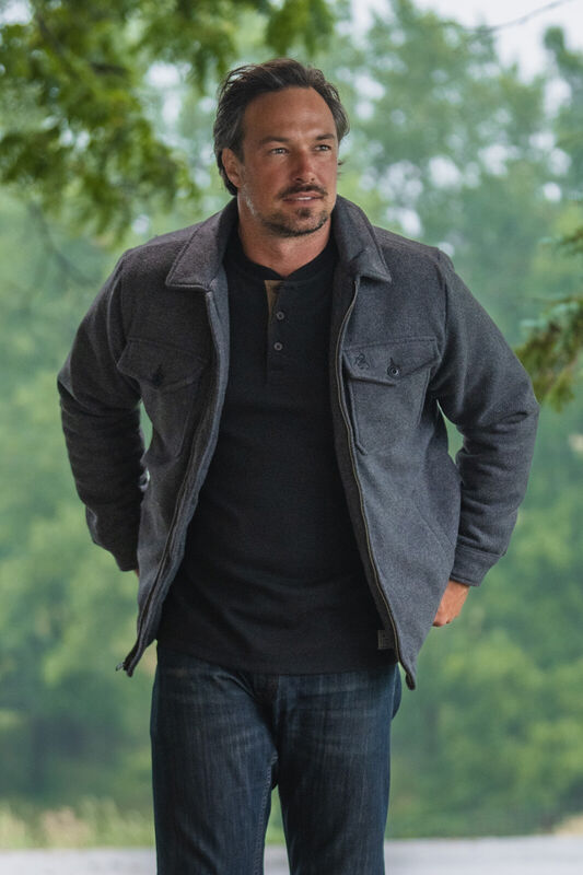 Men's Tough as Buck Outdoorsman Berber Lined Wool Jacket image number 2