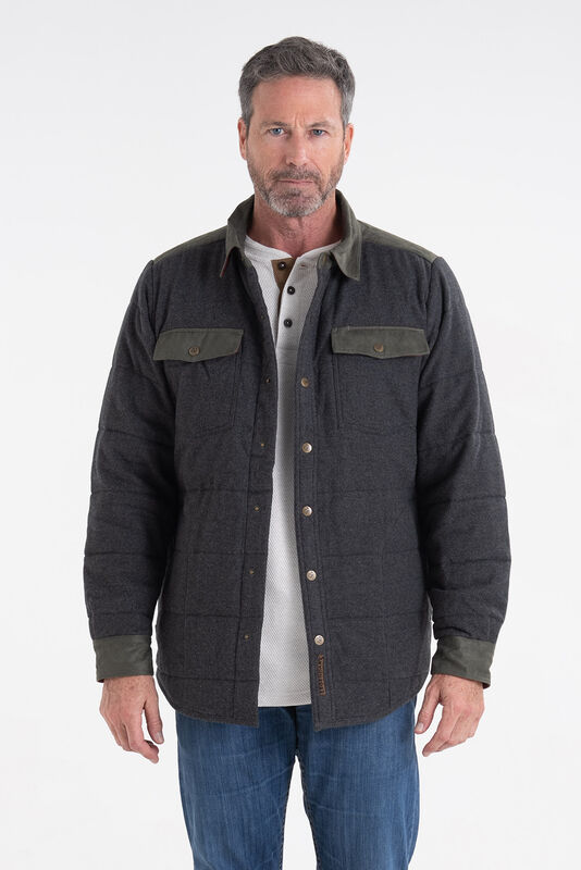 Men's High Caliber Quilted Shirt Jacket image number 3