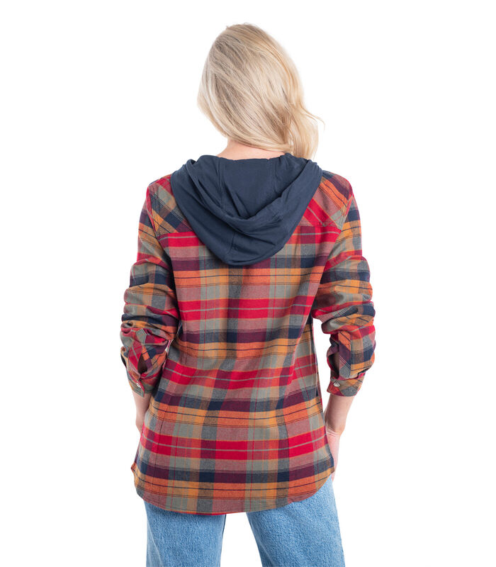 Women's Lumber Jane Hooded Flannel Shirt image number 3