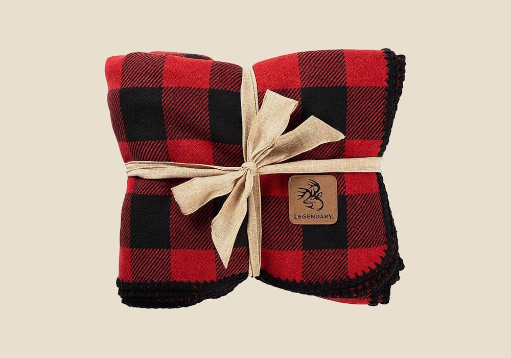 Cozy Wool Cabin Throw Blanket