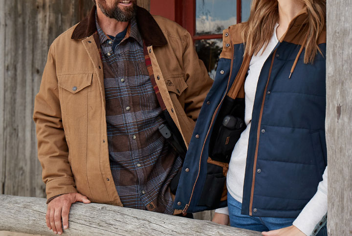 Men's Hideout Conceal and Carry Jacket