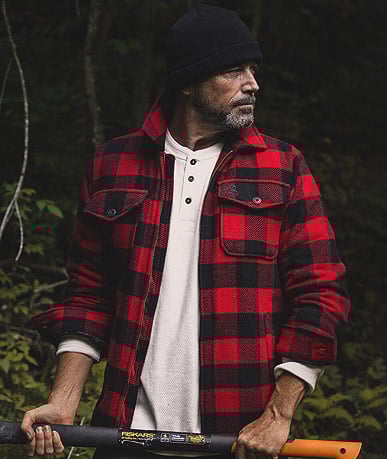 Men's Tough as Buck Outdoorsman Berber Lined Wool Jacket