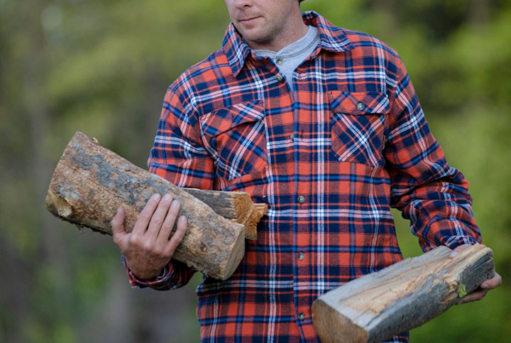 Classic plaid heavyweight flannel