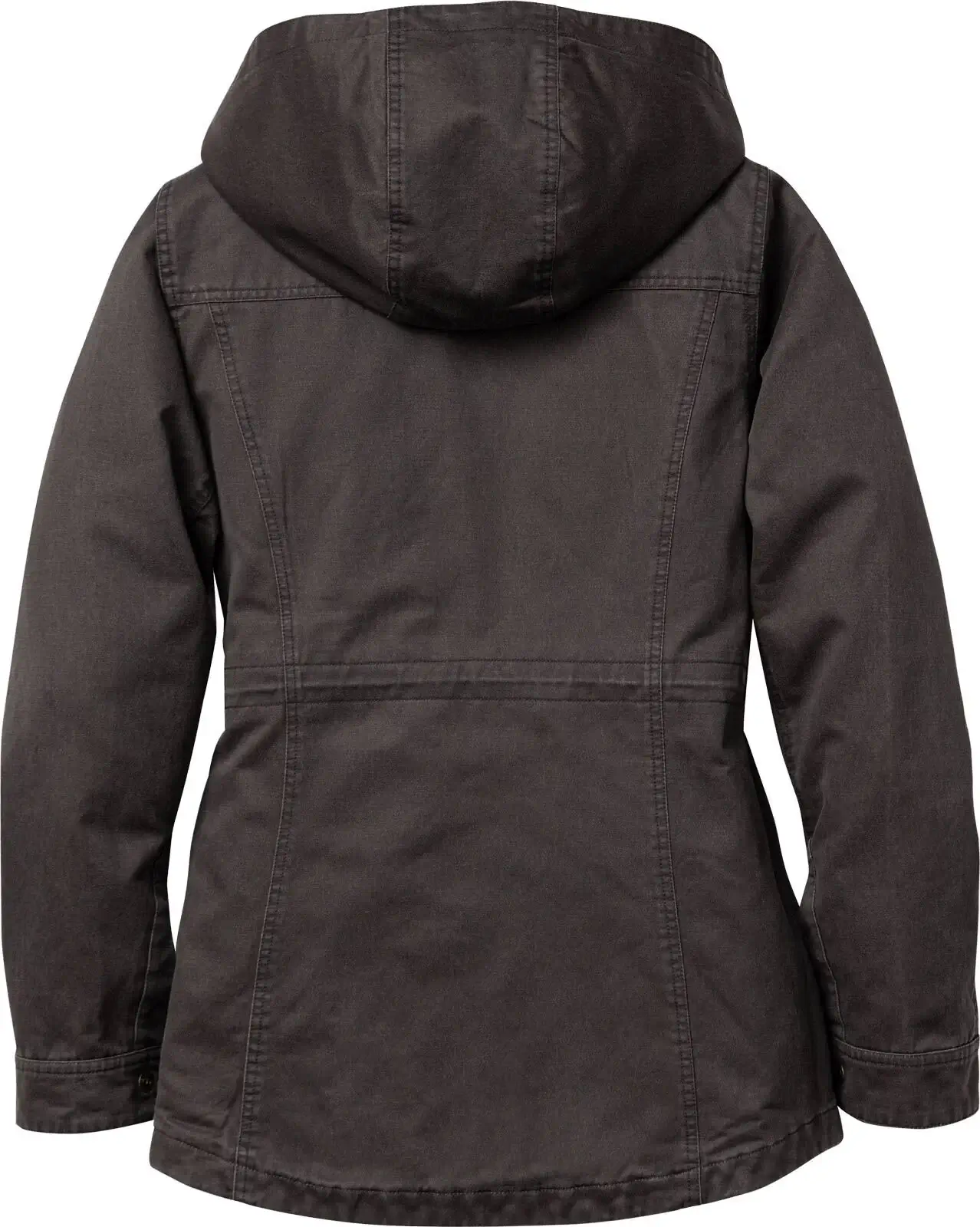 Women's Saddle Country Shirt Jacket with Removable Hood