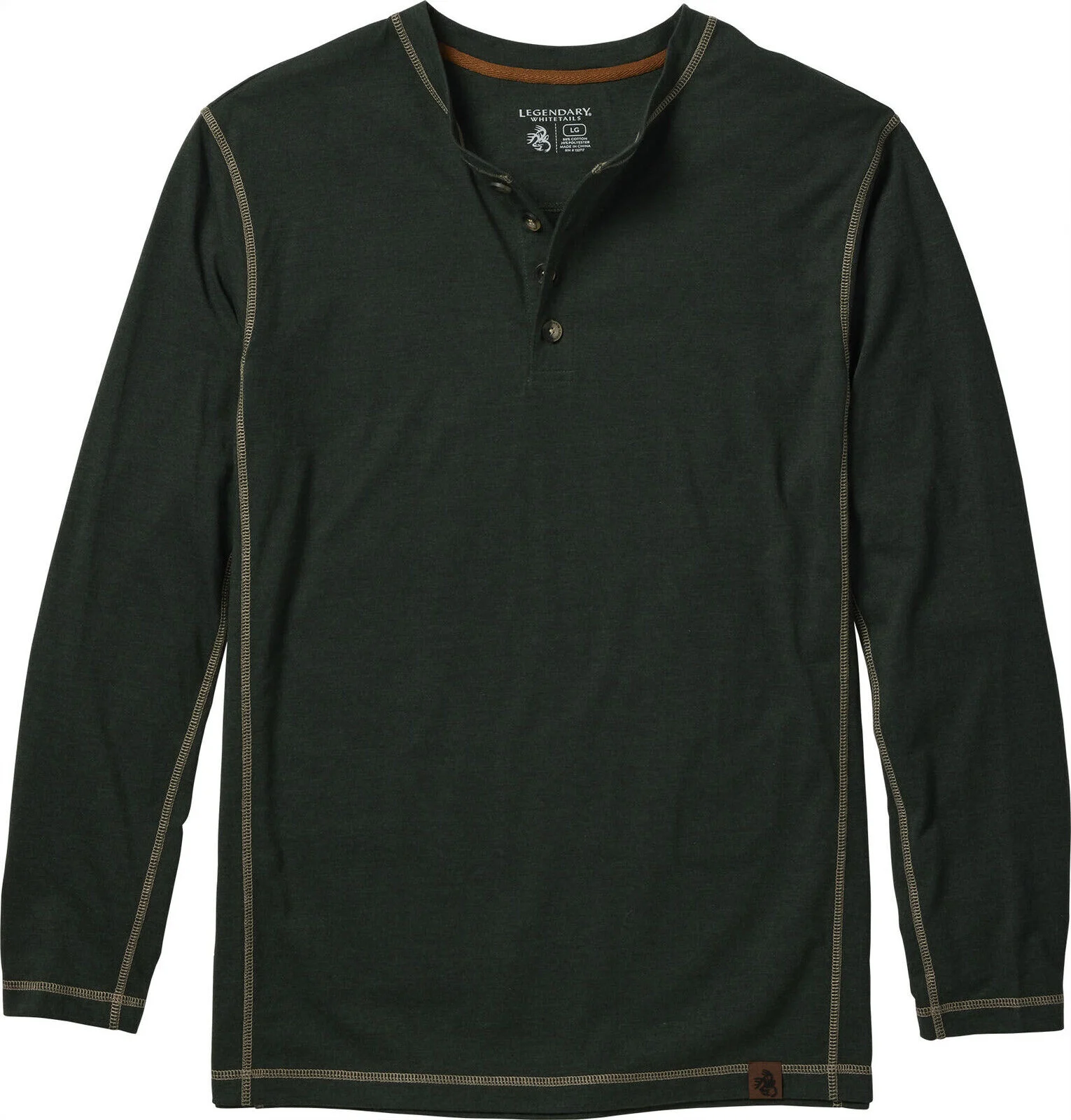 Men's Maverick Slub Henley Long Sleeve Shirt