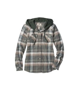 Women's Lumber Jane Hooded Flannel Shirt