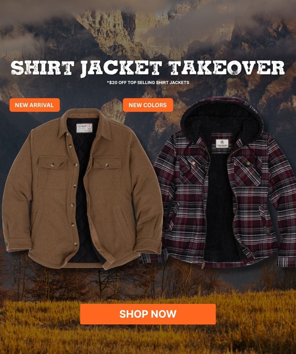 Legendary Whitetails Shirt Jacket Takeover