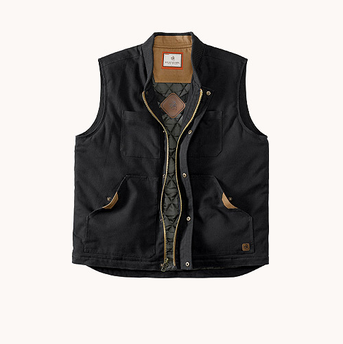Men's Concealed Carry Canvas Cross Trail Vest