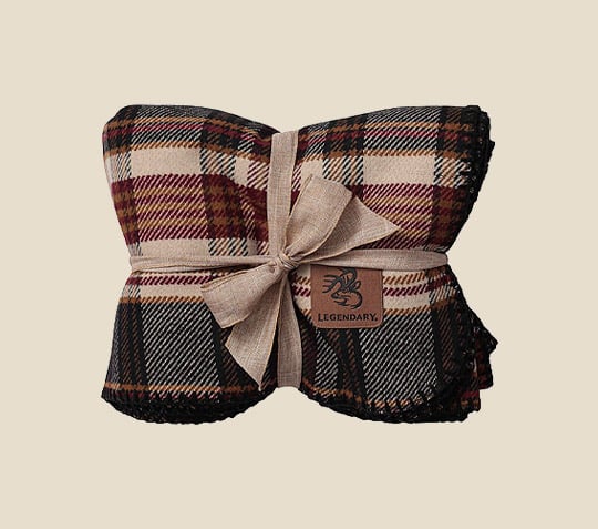 Cozy Wool Cabin Throw Blanket