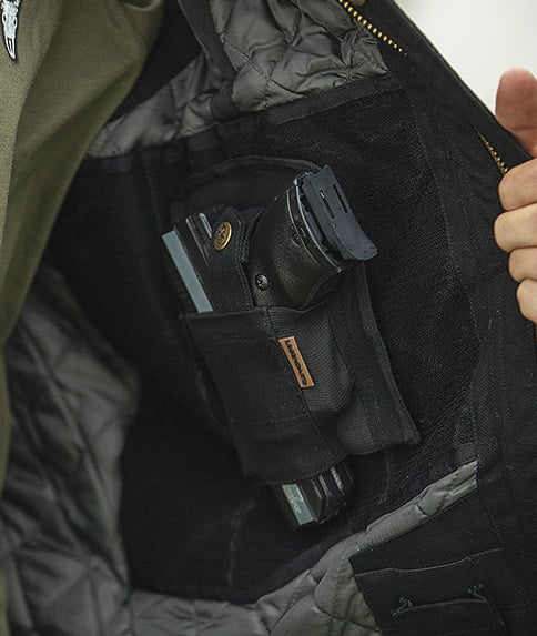 Men's Concealed Carry Canvas Cross Trail Vest