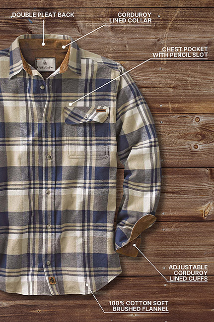Men's Buck Camp Flannel Shirt