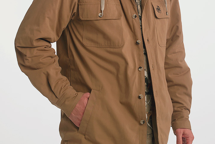 Quilted, satin-lined insulated sleeves Quilted, satin-lined insulated sleeves