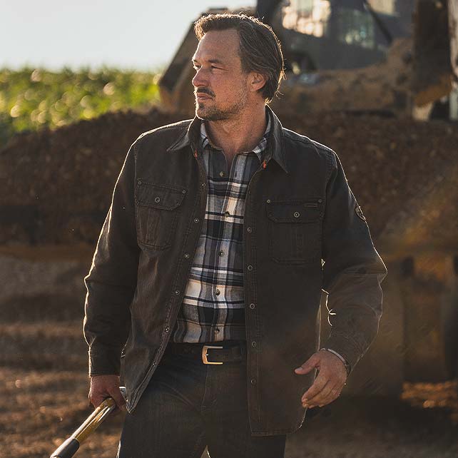 Men's Journeyman Flannel Lined Shirt Jacket