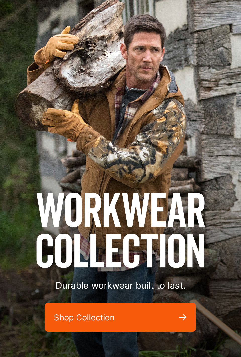 Men's Canvas Cross Trail Workwear Coat