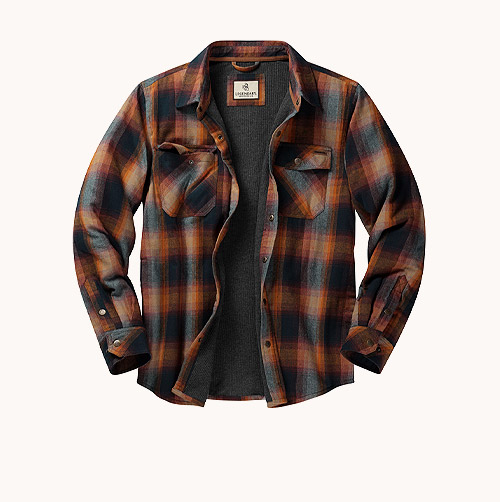 Men's Archer Thermal Lined Flannel Shirt Jacket