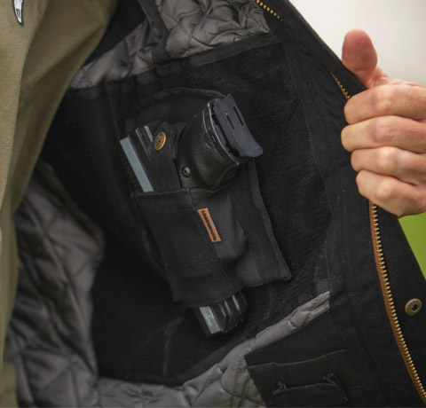 Men's Concealed Carry Canvas Cross Trail Vest