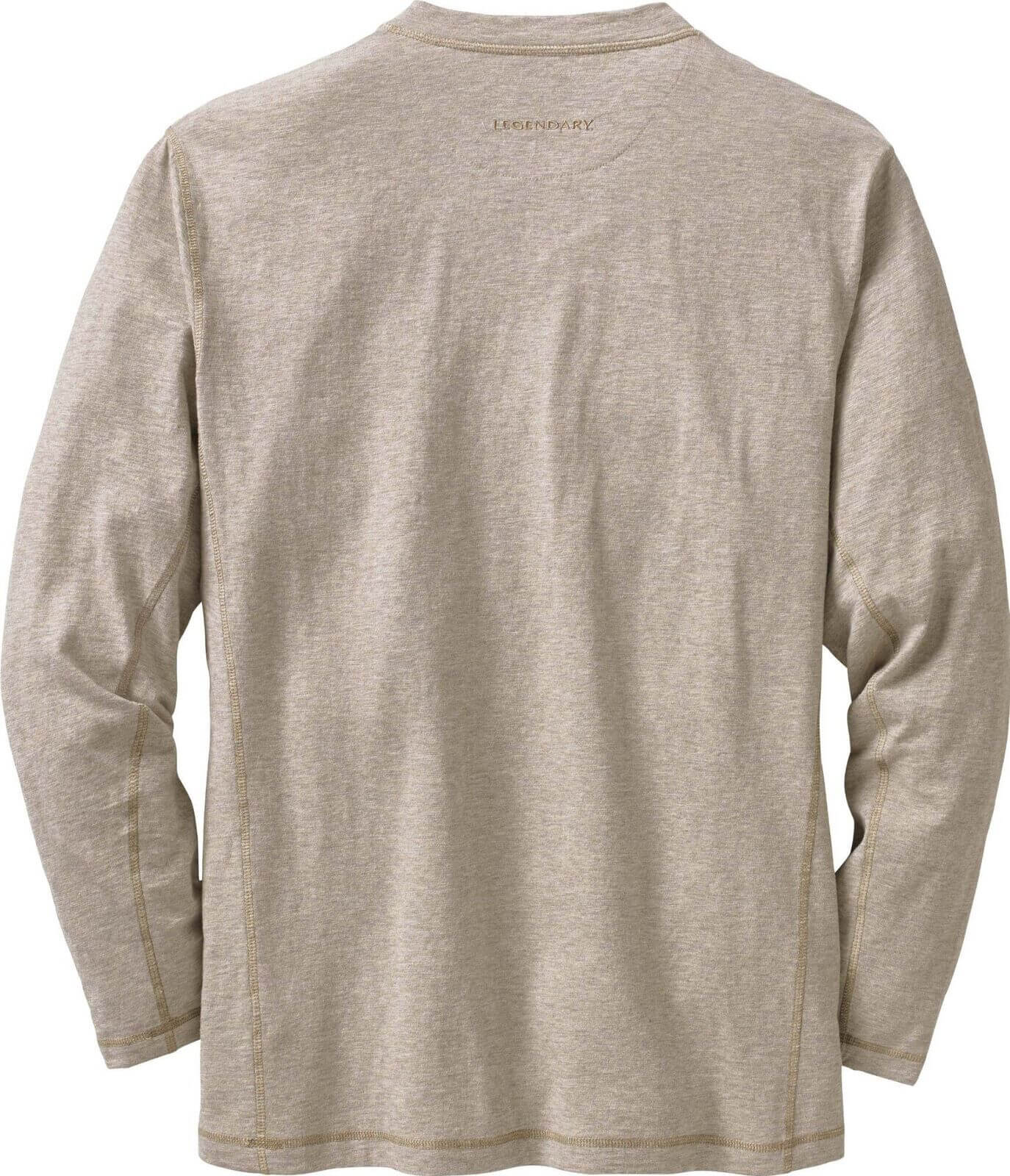 Men's Maverick Slub Henley Long Sleeve Shirt