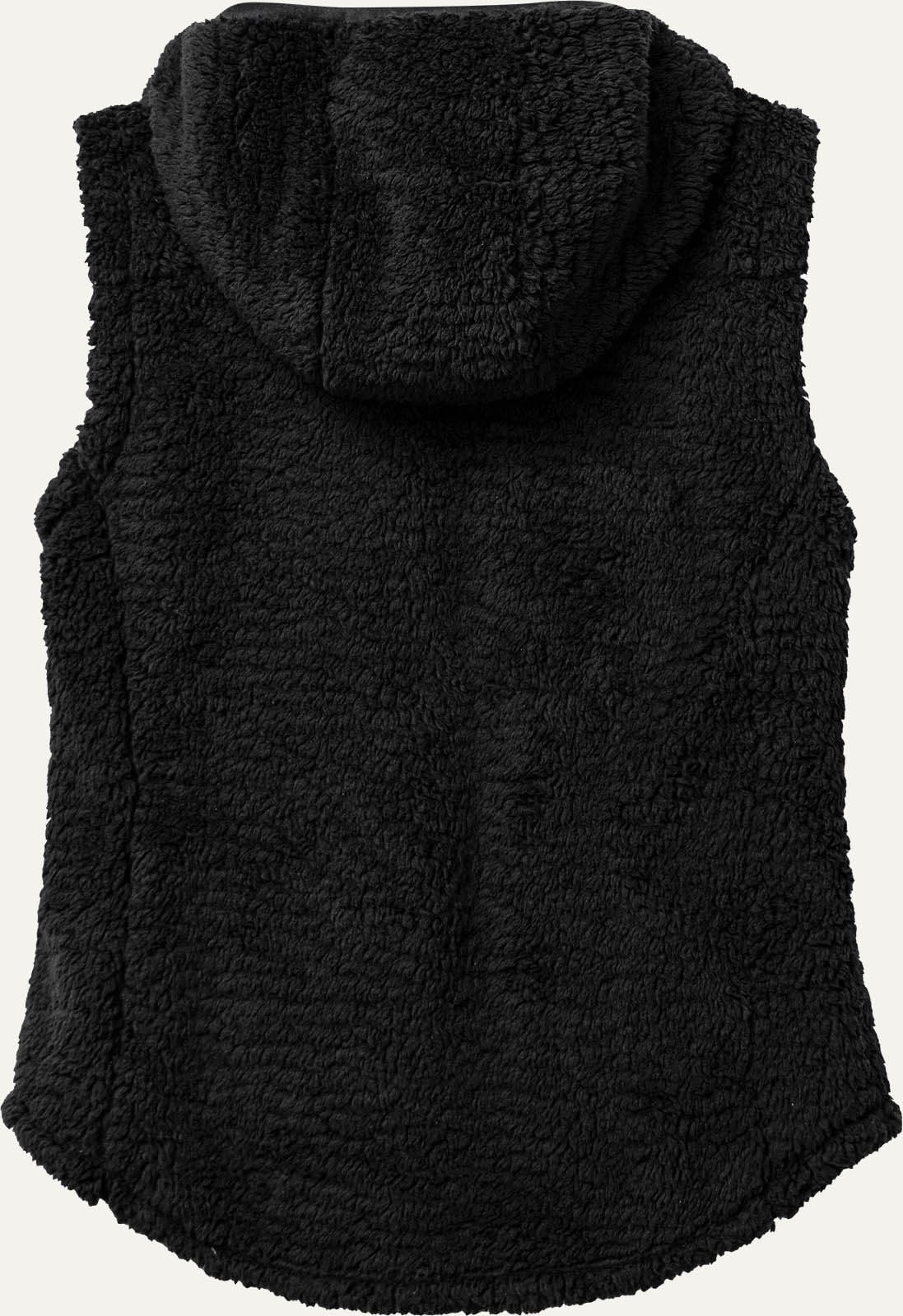 Women's Fuzzy Hide Fleece Hooded Vest