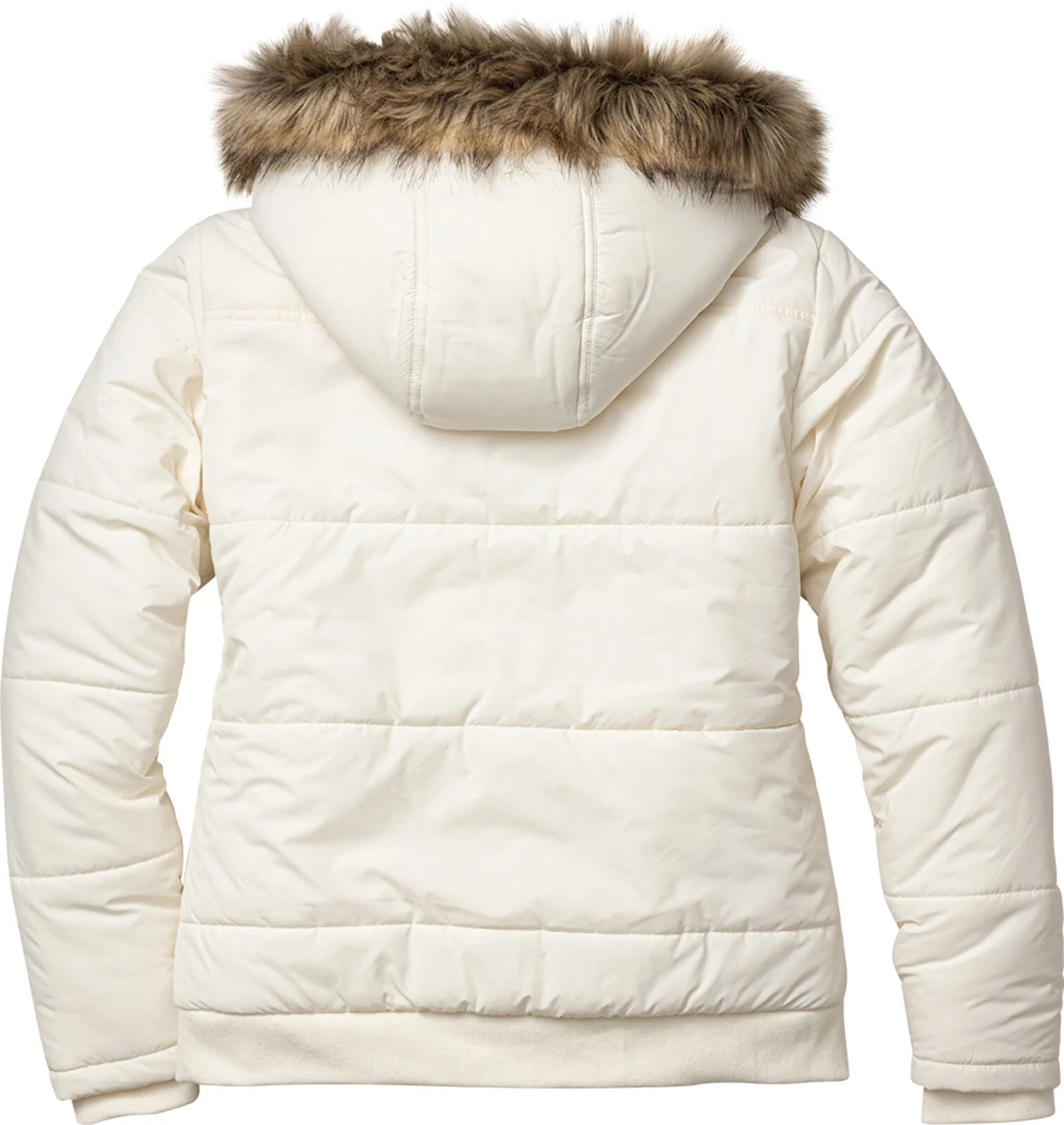 Women's Quilted Toggle Hooded Berber Lined Puffer Jacket