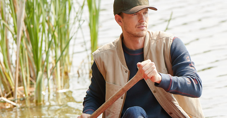Men's Canvas Cross Trail Workwear Vest