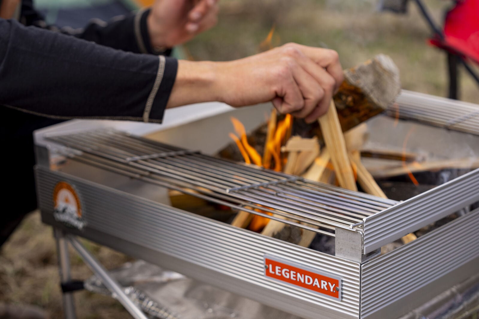 Fireside Outdoor Personal Pop Up Fire Pit And Grill
