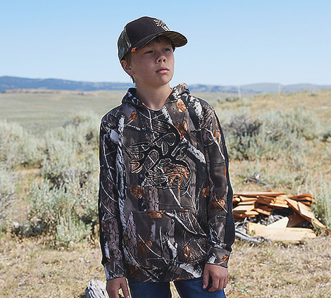Kid's Camo Outfitter Hoodie