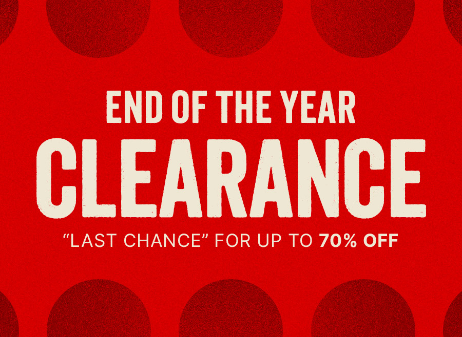Last Chance at Our Clearance Rack Items