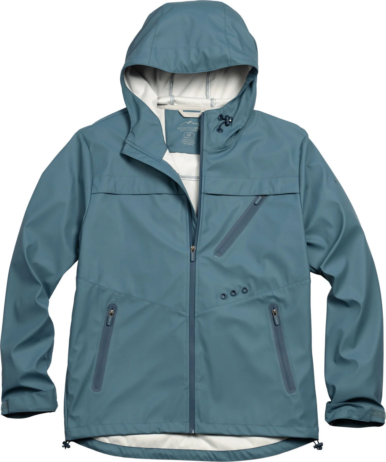 Men's Water Resistant Fishing Rain Jacket