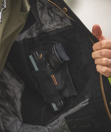 Men's Concealed Carry Canvas Cross Trail Vest