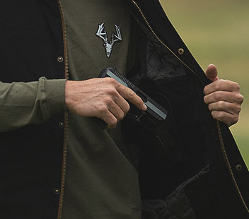 Men's Concealed Carry Canvas Cross Trail Vest