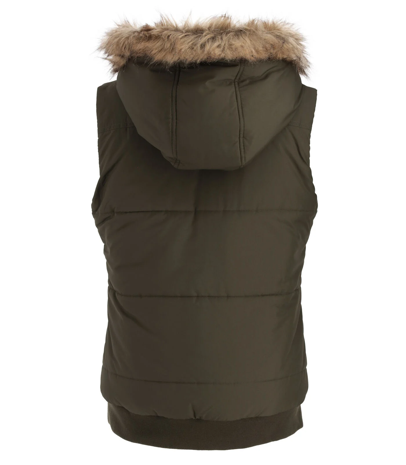 Women's Quilted Toggle Hooded Puffer Vest