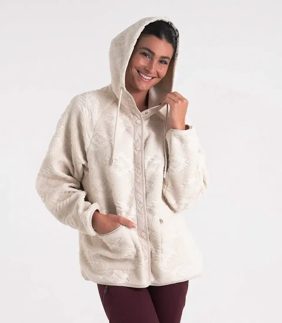 Women’s Legendary Outdoors Snap Front Fleece Jacket
