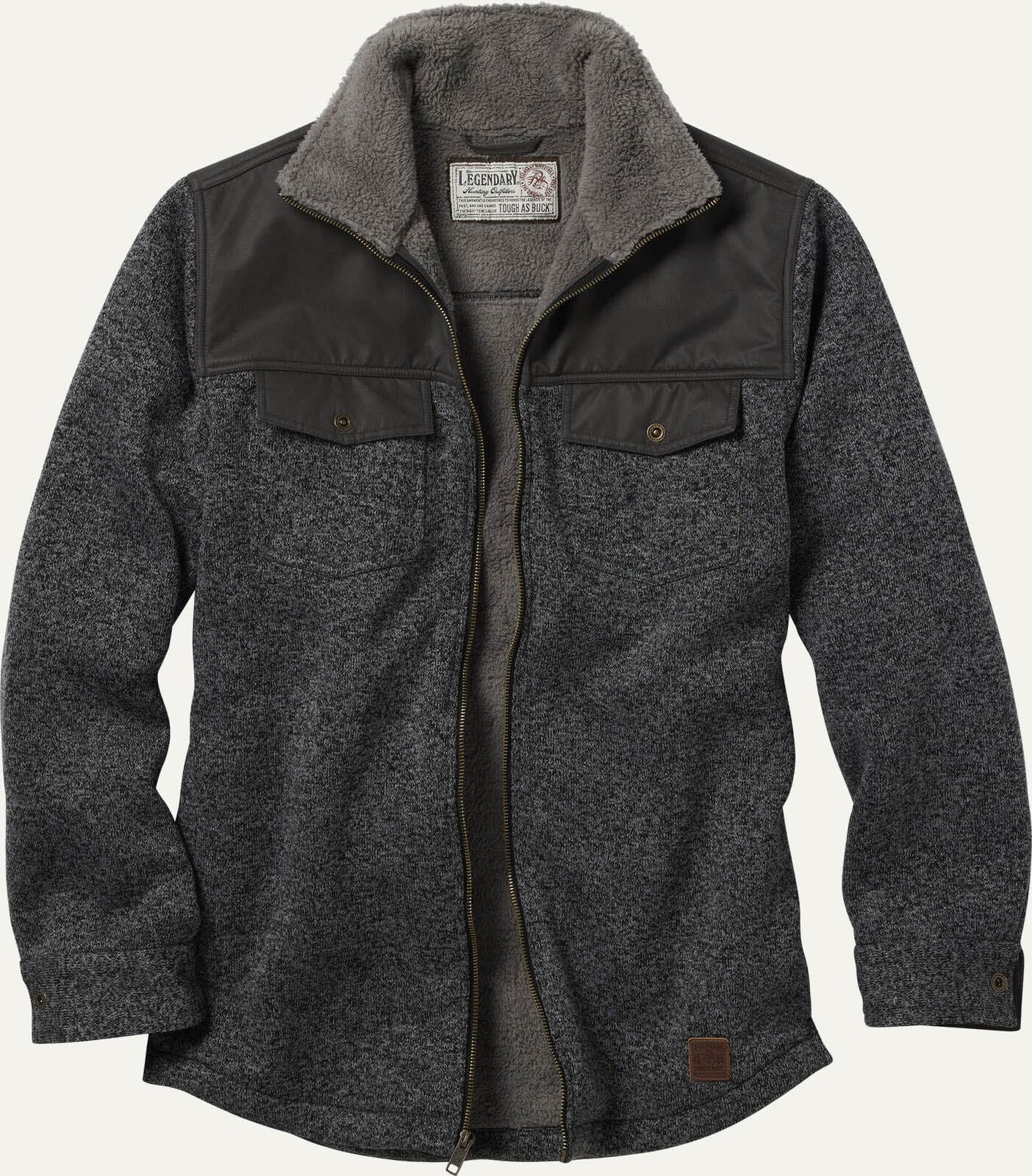 Men's Tough as Buck Sweater Knit Shirt Jacket