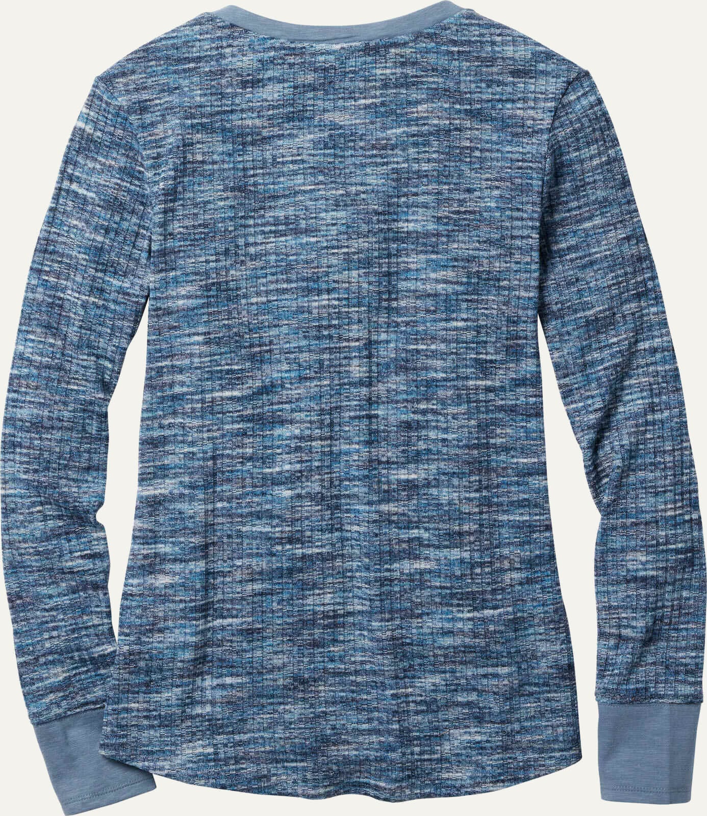 Women's Space Dye Knit Fashion Henley