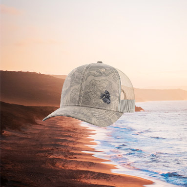 Legendary Topographical Print Snapback Hat