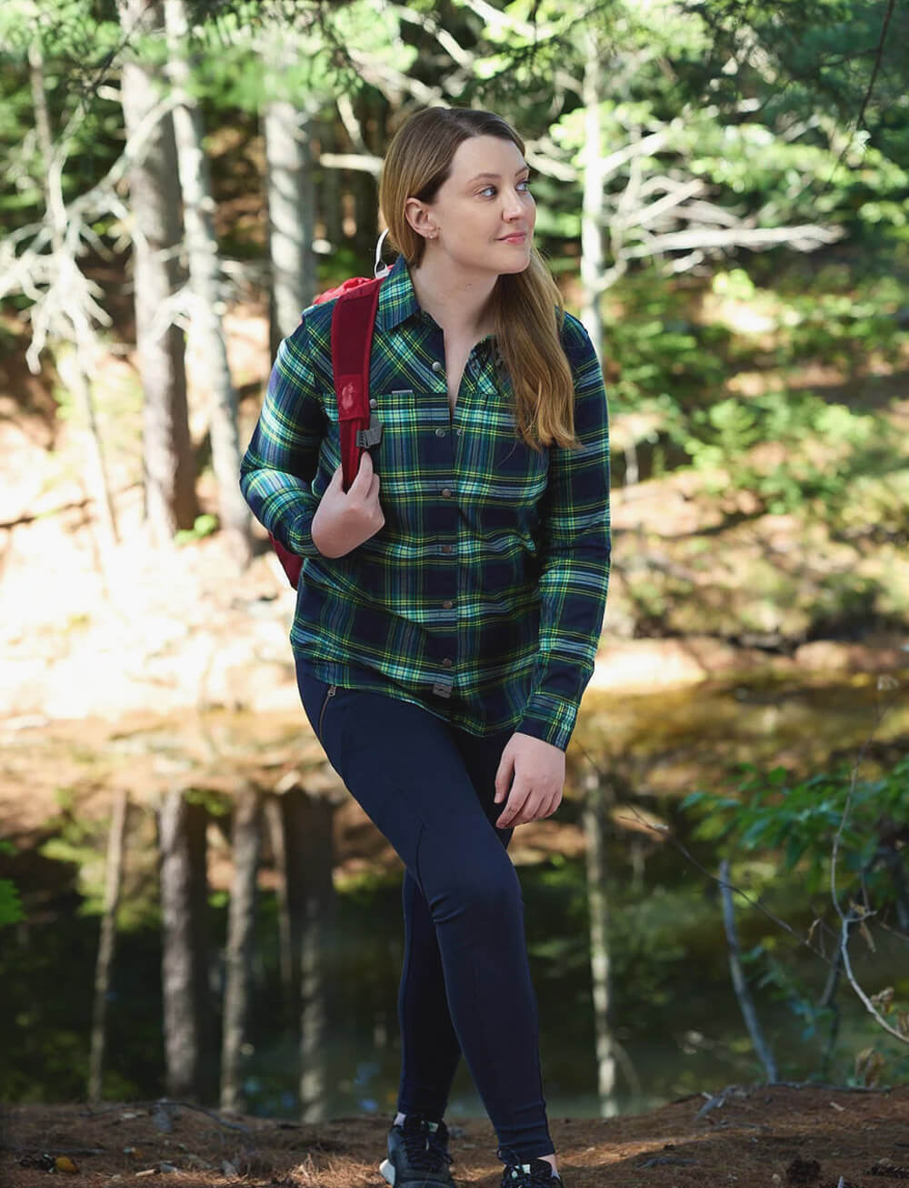 Women's Comfortable Performance Flannel Shirt