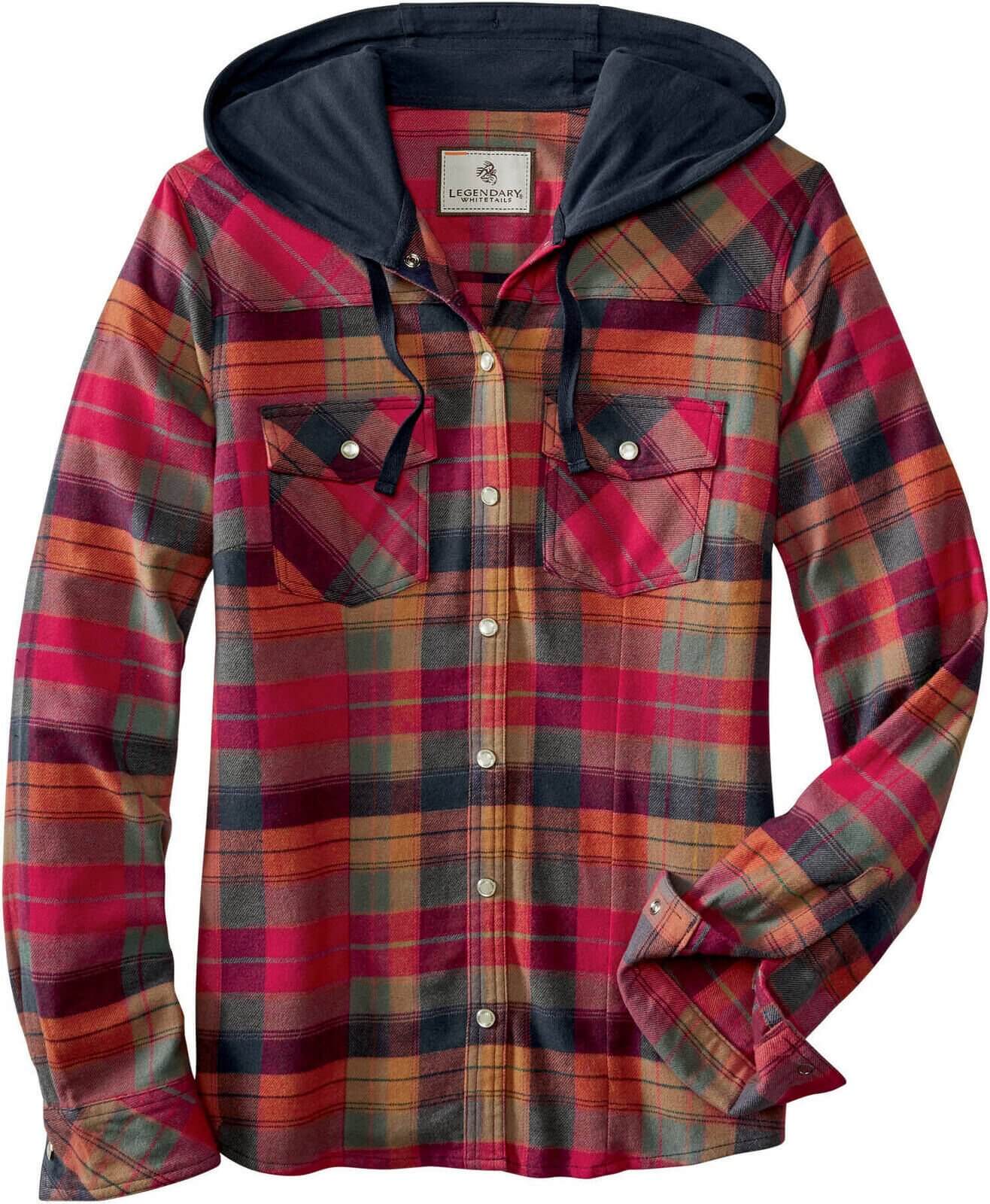 Women's Lumber Jane Hooded Flannel Shirt