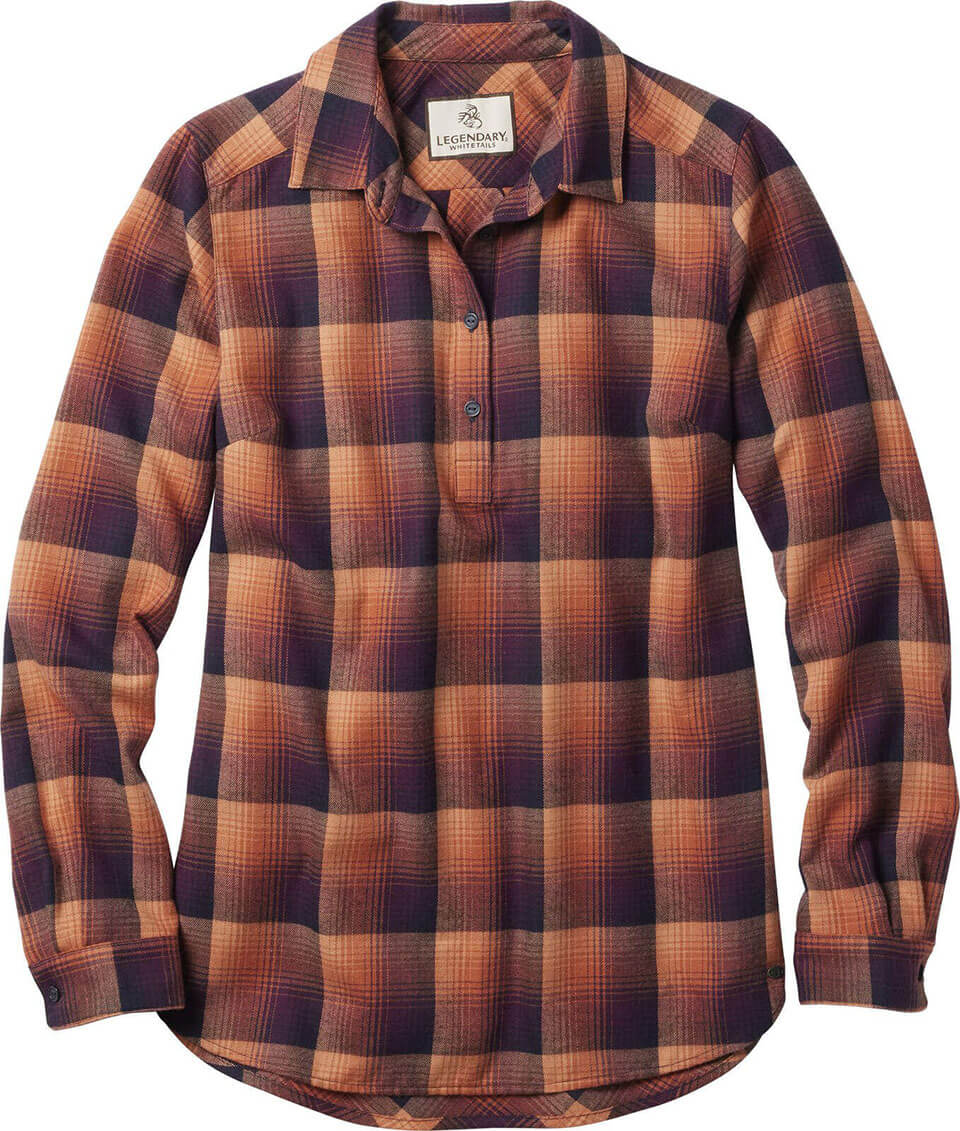 Women's Firelight Popover Flannel Tunic Top