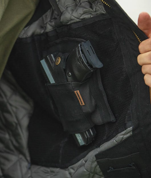 Men's Concealed Carry Canvas Cross Trail Vest