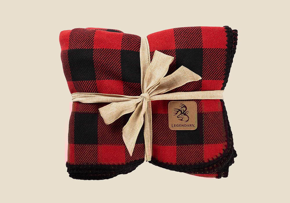 Cozy Wool Cabin Throw Blanket